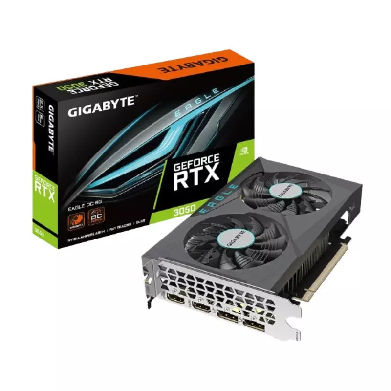 GIGABYTE Carte Graphique Gaming GeForce RTX 3050 Eagle OC