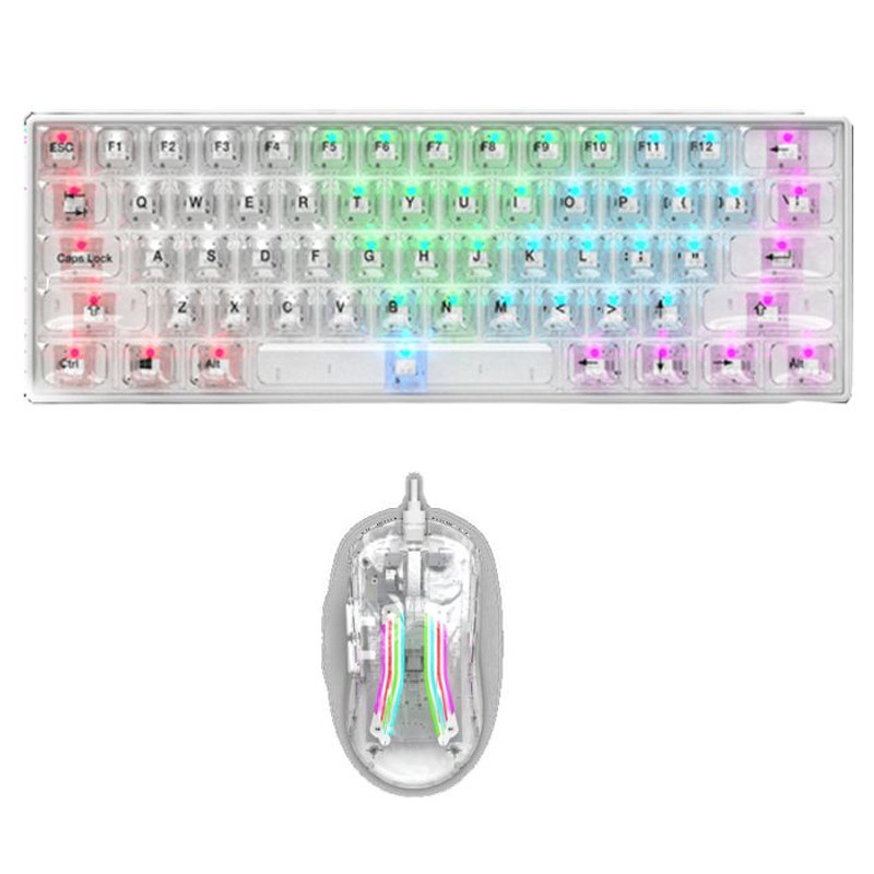 Star Wave Clavier & Souris Star Wave GCM1085 RGB Transparent