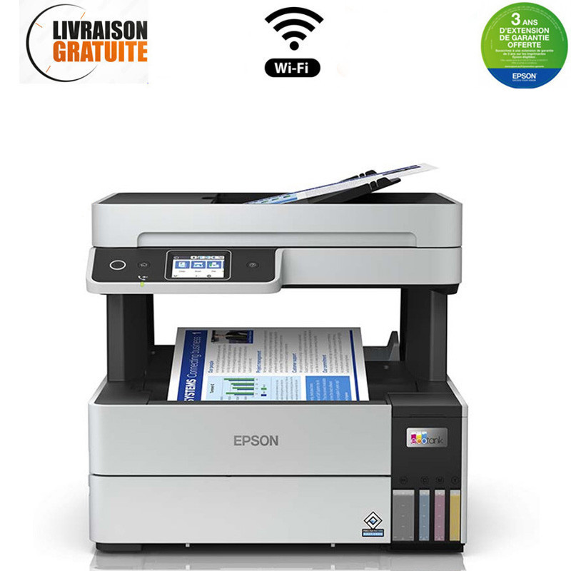 Epson Imprimante EcoTank L6490 Multifonction à Réservoir Intégré A4