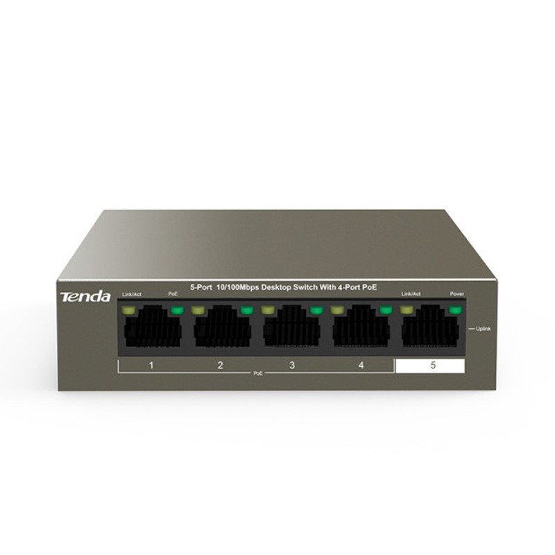 Tenda De Bureau Tenda TEF1105P-4-63W 5 Ports Mbps Marron