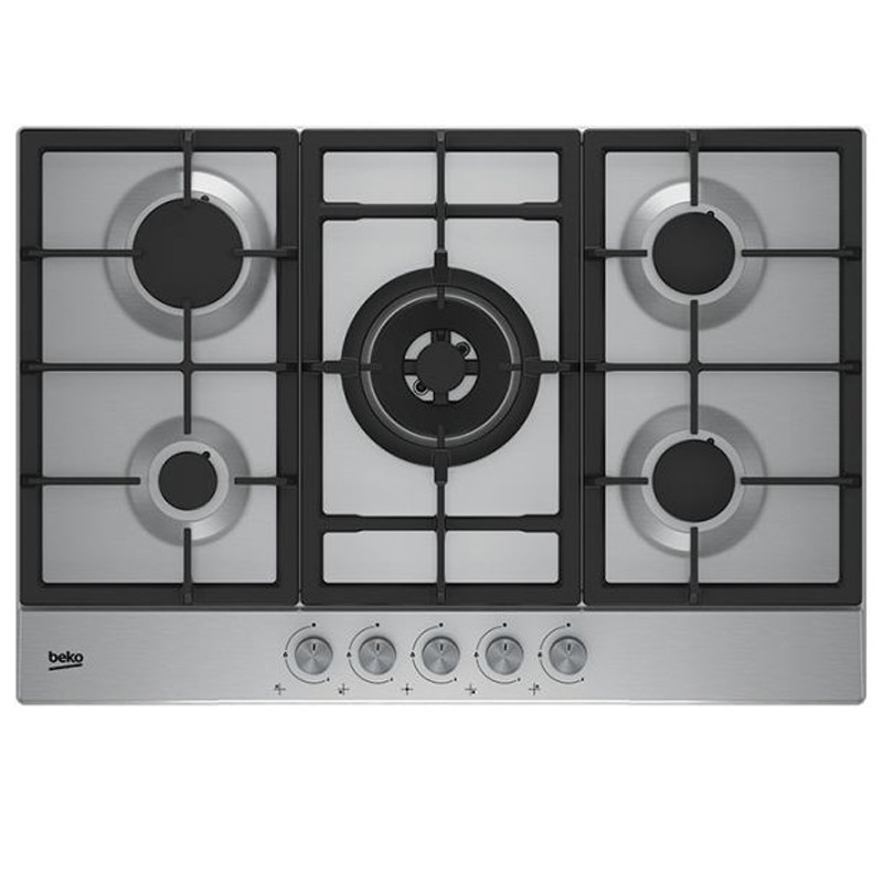 Beko De Cuisson Encastrable HIAW75225SL 5 Feux 75Cm Inox
