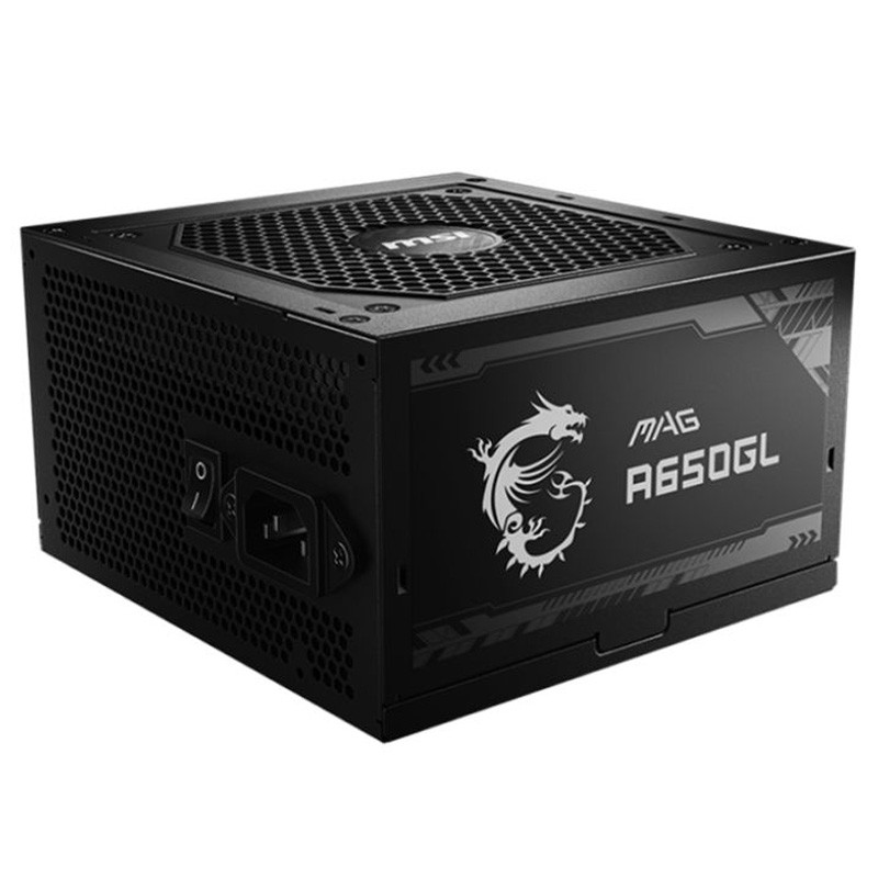 MSI Boite D'alimentation MAG A650GL PCIE5 80+ Full Modulaire