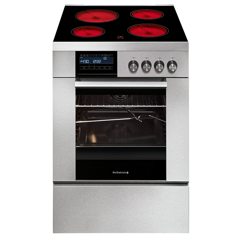 DE-DEDIETRICH Electrique De Dietrich DCV1568X 4 Feux 60Cm Inox
