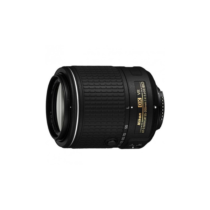 Nikon Objectif Pour Appareil Photo AF-S DX NIKKOR 55-200mm F 4-5. ED VR II
