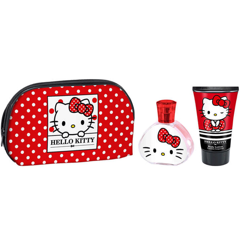 Air val Enfants Air Val Hello Kitty Eau de Toilette + Lait Corps + Trousse