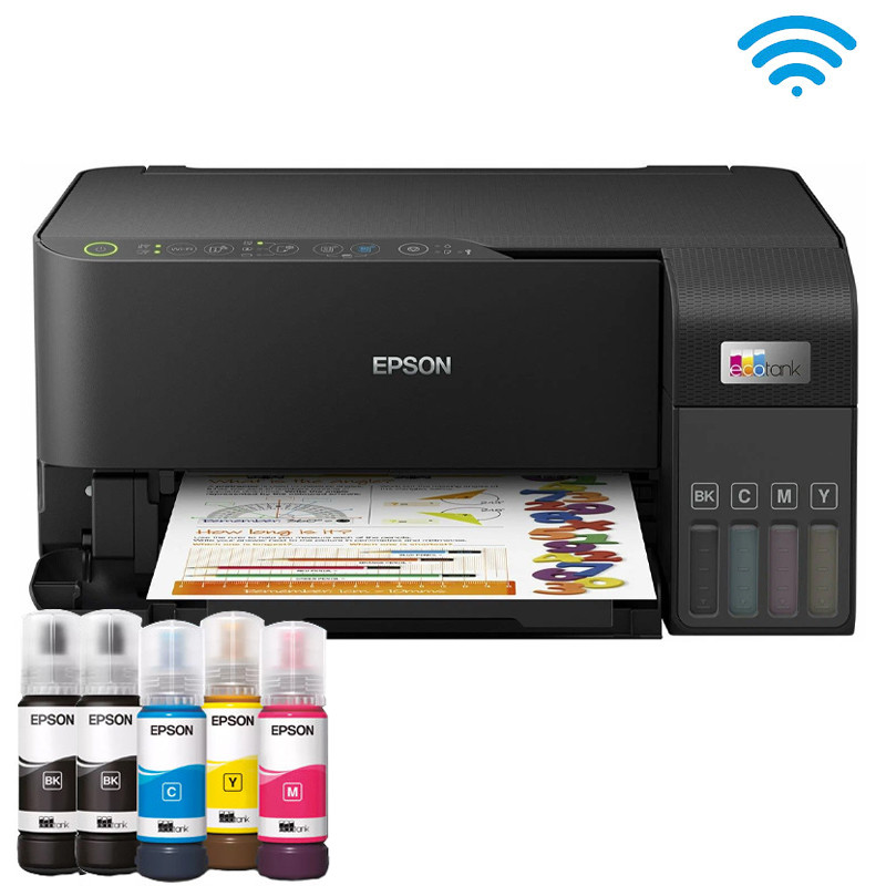 Epson Imprimante EcoTank L3550 3 En 1 à Réservoir d'Encre Couleur