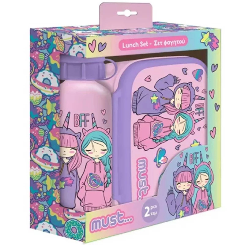 must Box Bouteille D'eau Must Team Best Friends Forever