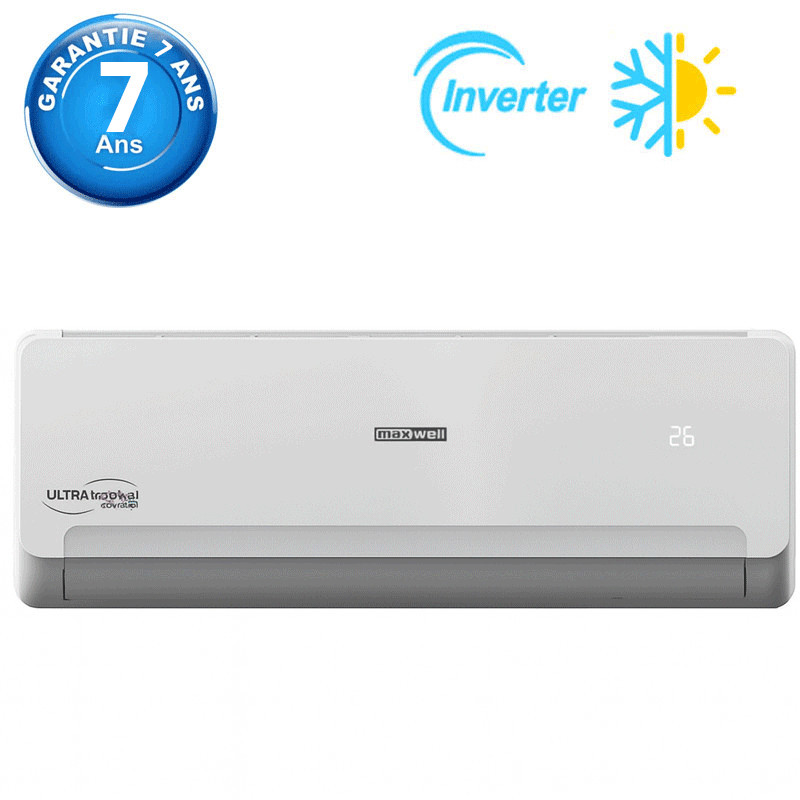 Maxwell 12000 BTU Inverter Ultra Tropical Chaud Froid