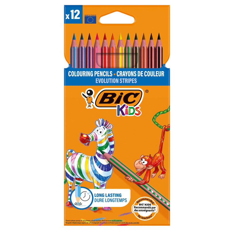 Bic De Couleurs Bic Evolution Stripes Multicolore