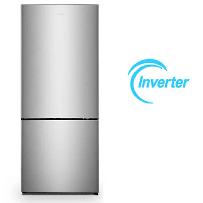 HiSense Combinée RB3P422NSC Inverter 422L NoFrost Inox