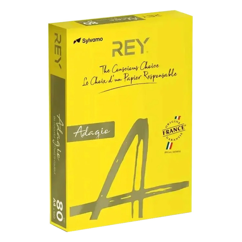 REY Couleur REY Adagio A4 500 Feuilles Canari Pastel