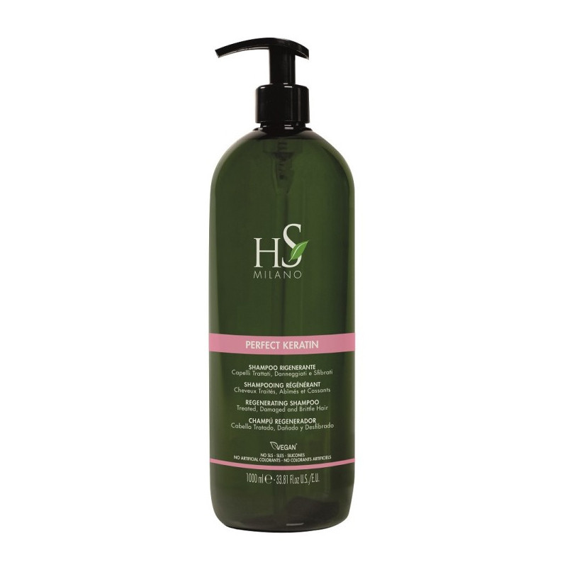 HS Milano Milano Shampooing Régénérant Perfect Kératine 1 Litre