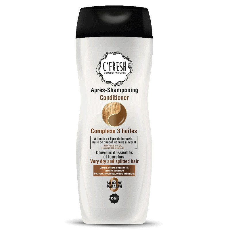 C'fresh Complexe 3 Huiles Pour Cheveux Desséchés Fourchus