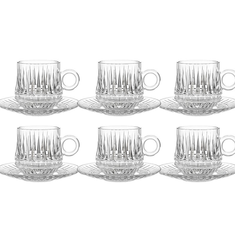 City Glass De 6 Tasses à Café City Glass Sicily 8.5cl En Verre