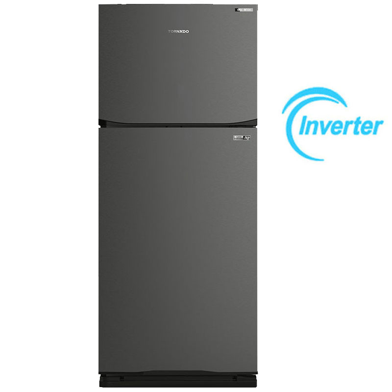 Tornado RF480TV-DST 450 Litres Inverter Nofrost Dark Inox