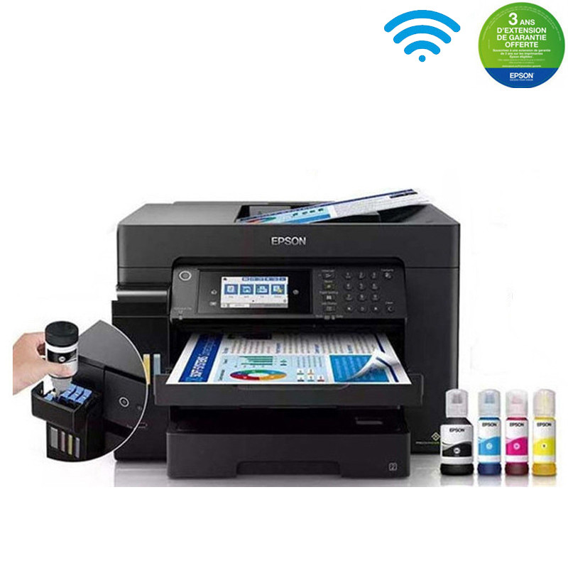 Epson Imprimante L15160 À Réservoir Intégré 4 En 1 Ecotank A3+