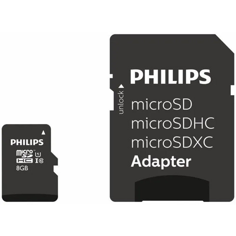 PHILIPS Carte Mémoire Micro SD HC Classe 10