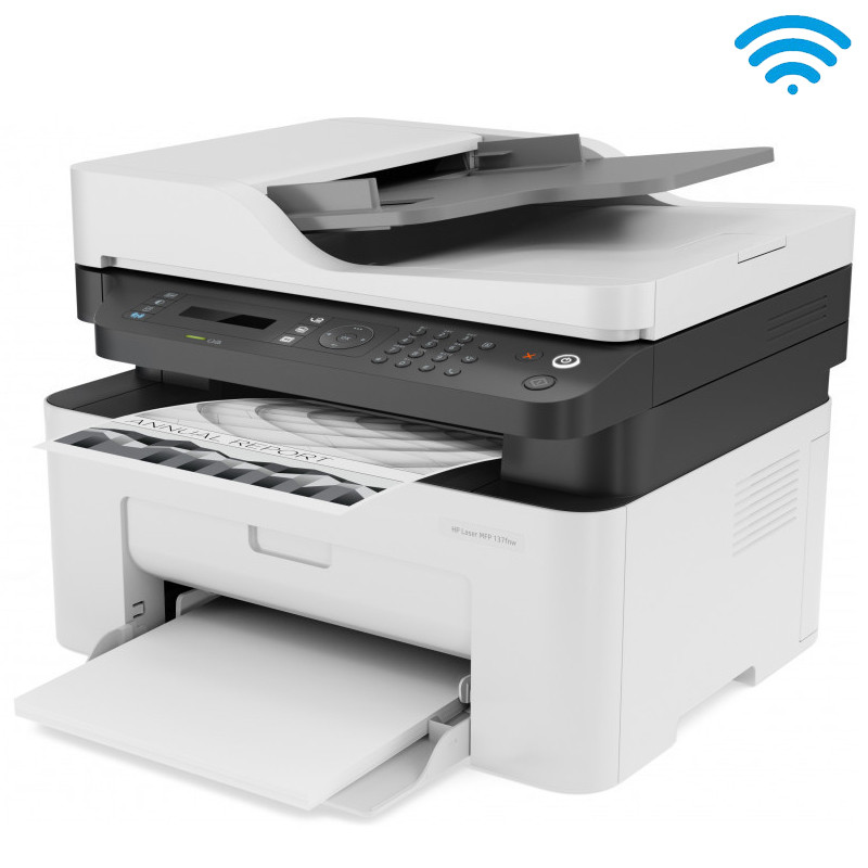 Hp Imprimante Laserjet Multifonction 137FNW