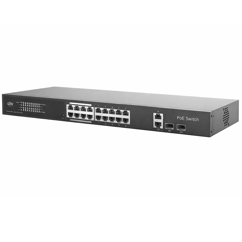 UNV De Bureau UNV 16 Ports PoE + 1 Port SFP Gigabit +Port Combo