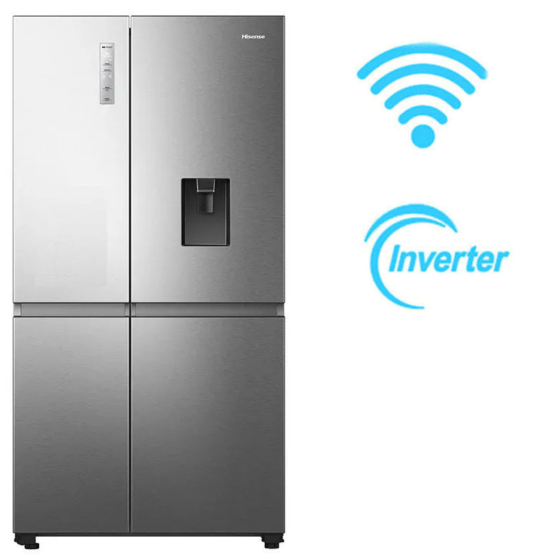 HiSense Side By Side Inverter RS5P668NMC 637L NoFrost Inox