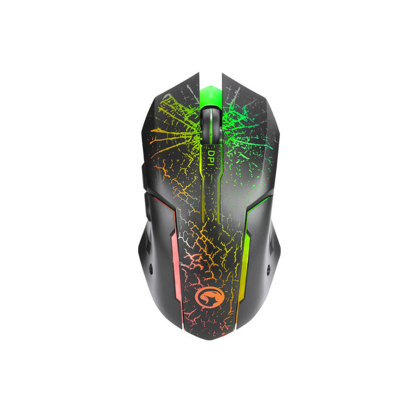 Marvo Gaming MARVO M207 Scorpion USB 2.0 6 Boutons 7 Couleurs 3200DPI