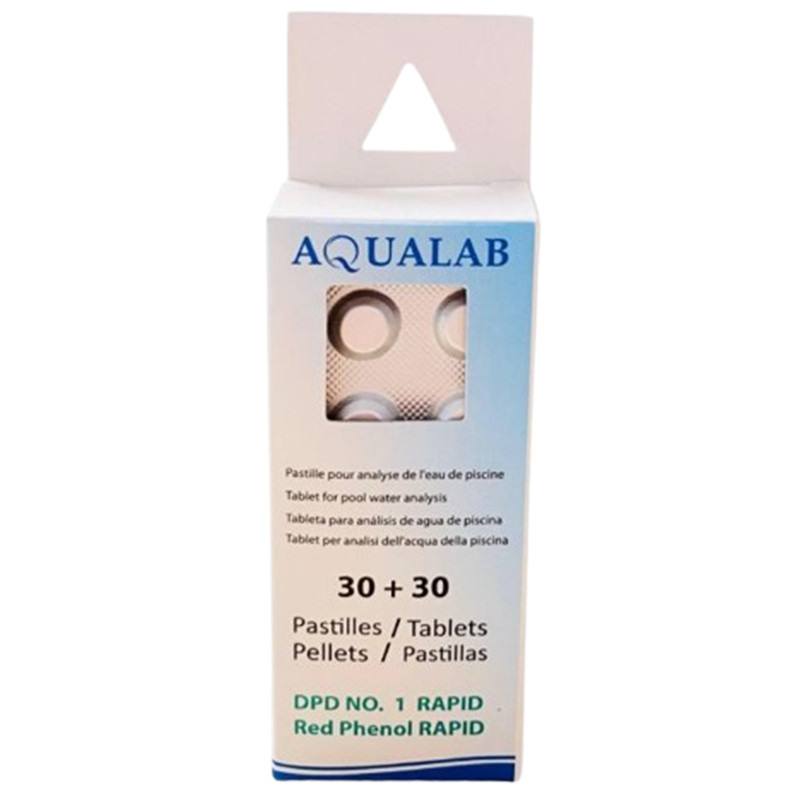 Aqualab De Réactif En pastille DPD 1 Phénol Aqualab 60 Pastilles