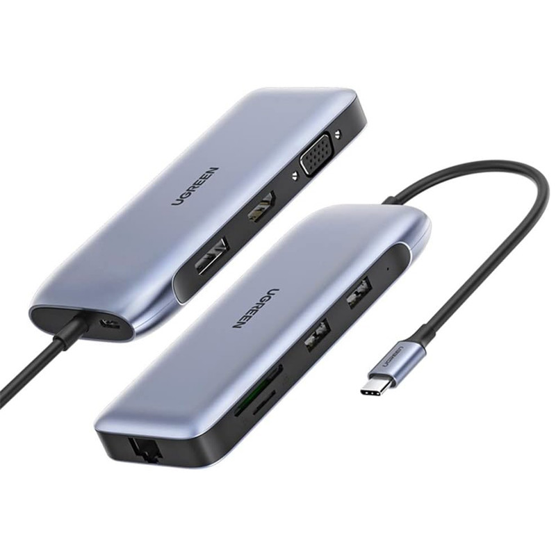 UGREEN Adaptateur Multifonction CM274 9En1 Type-C 4K