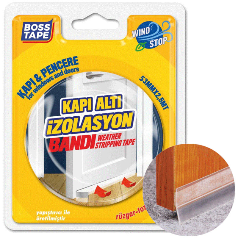 Boss Tape Ruban Adhésif Tape Pour Bordures De Portes 3m Transparent