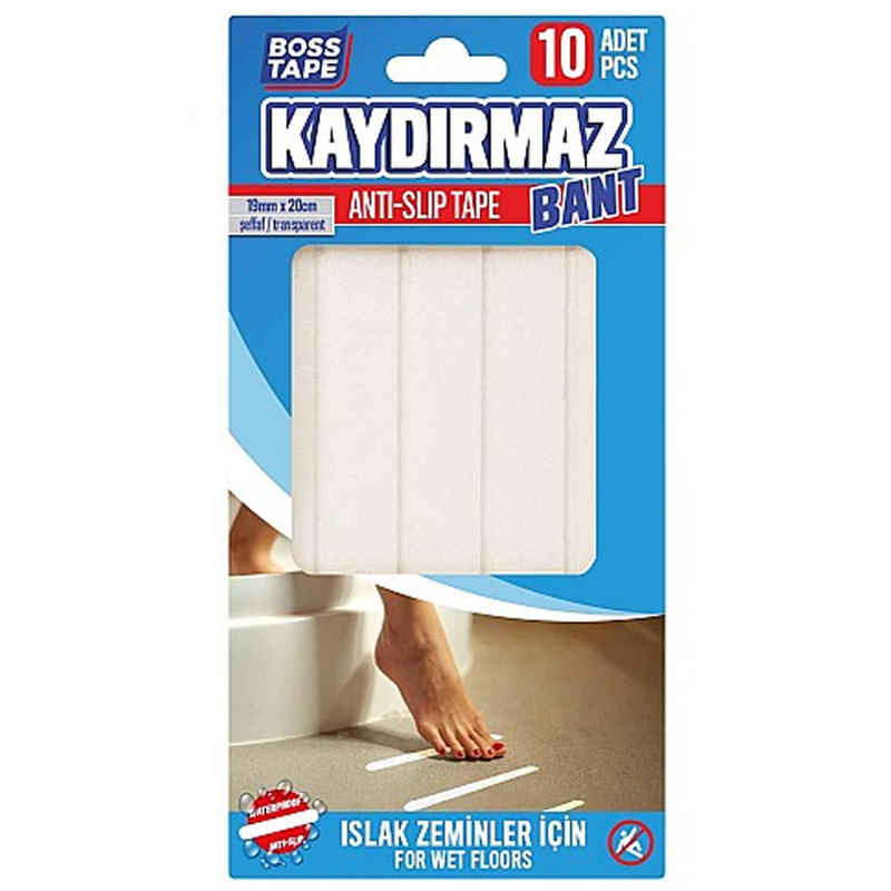 Boss Tape Bande Autocollante Antidérapante Pour Sol de Douche Tape 19mm x 20cm