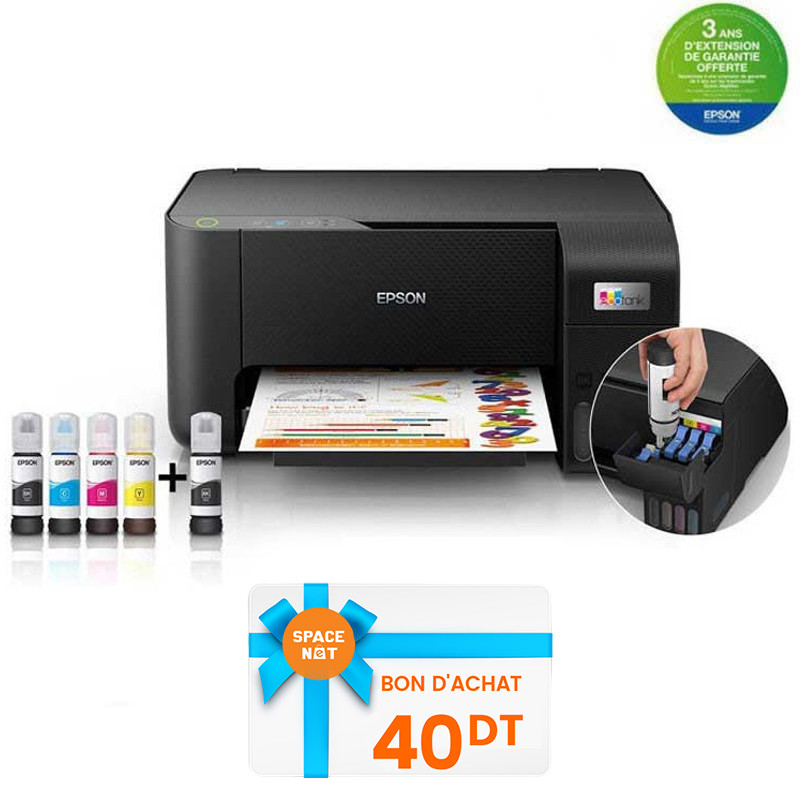 Epson Imprimante L3210 3En1 À Réservoir Intégré ECOTANK Couleur
