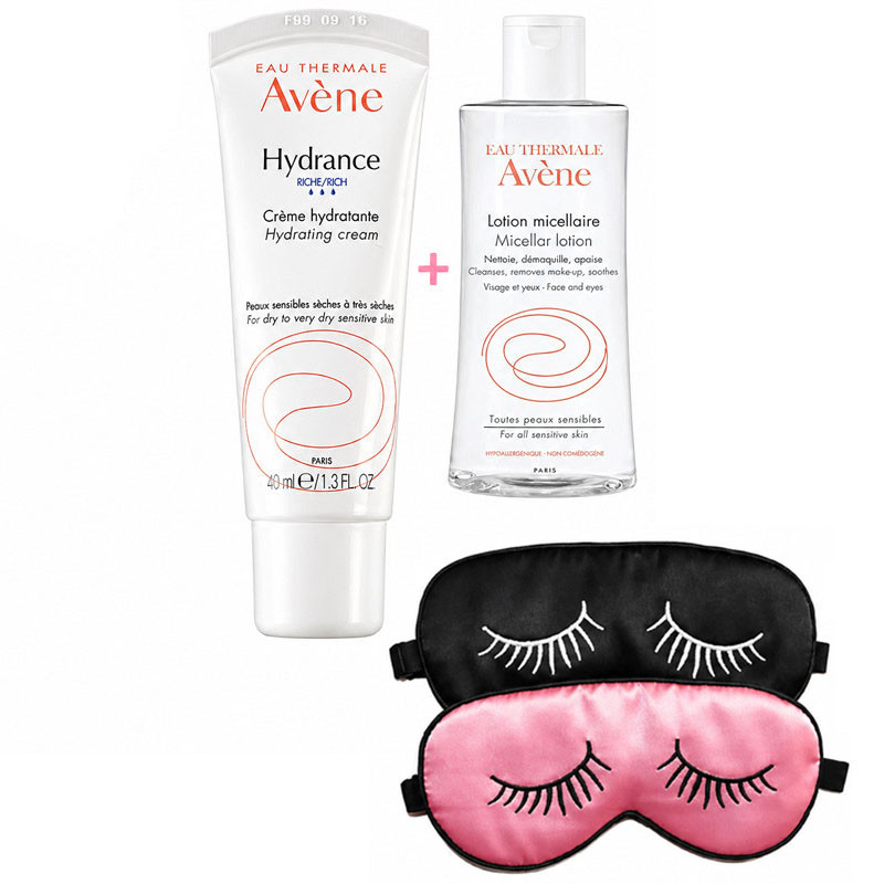 Avène Coffret Crème Hydratant Hydrance Uv-Riche + Lotion Micellaire 100 ml