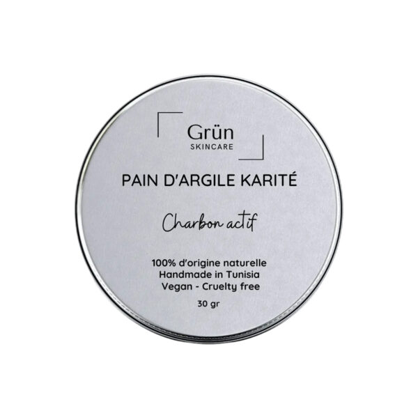 Pain d’argile Karité & Charbon Actif, Grün Skincare
