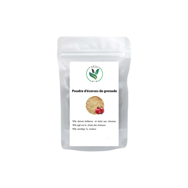 Poudre d'écorces de grenade, BIO