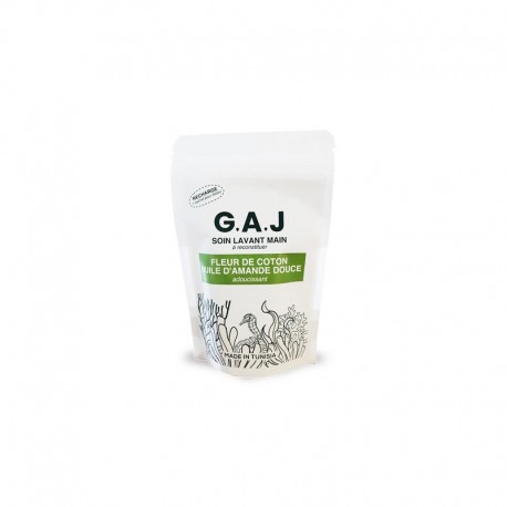 Recharge Soin Lavant Mains Adoucissant, Fleur de Coton & Huile