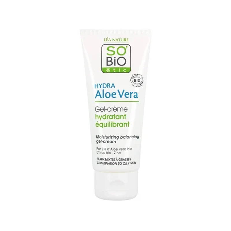crème Hydratant Équilibrant Aloe Vera Bio, Tube de