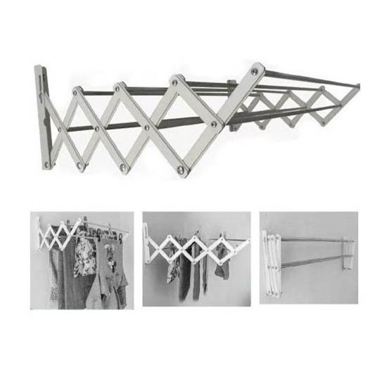 Linge Mural Extensible 100% Aluminium Accordion