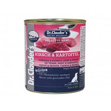 DR CLAUDER’S CERF POMME DE TERRE POUR CHIENS 800 GR