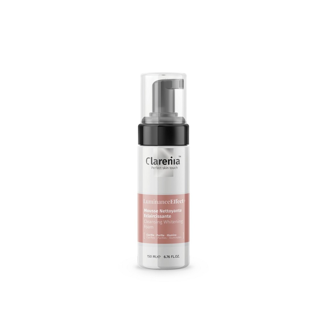 CLARENIA Mousse nettoyante Eclaircissante Riche en vitamine C