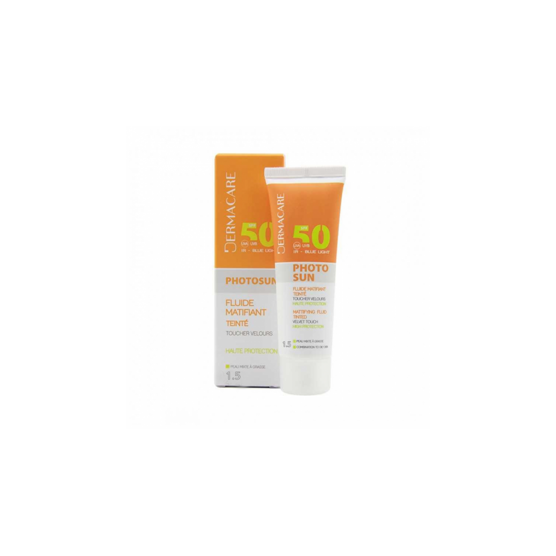 DERMACARE PHOTOSUN FLUIDE SOLAIRE TEINTÉ SPFML