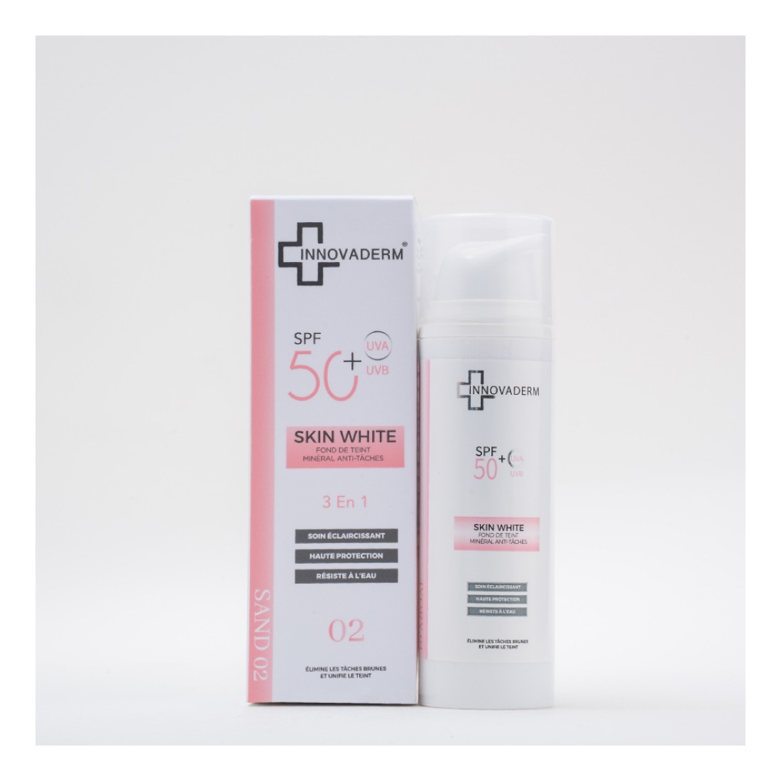 INNOVADERM SKIN FOND DE TEINT MINERAL ANTI TACHES SAND 02