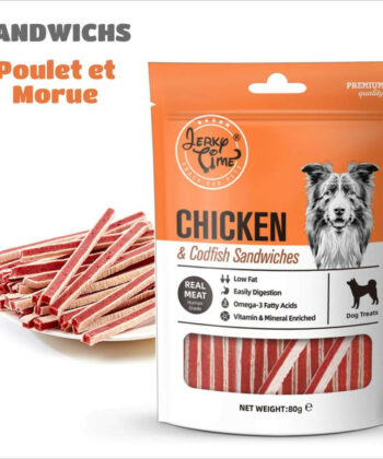 Jerky Time Sandwich au Poulet Cabillaud