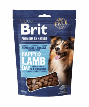 Brit Premium By Nature friandises tendres à l'Agneau à l'Argousier