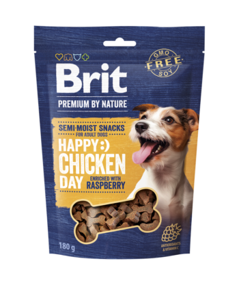 Brit Premium By Nature friandises tendres au Poulet à la Framboise