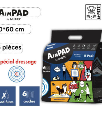 AimPad Tapis Absorbants Spécial Dressage 60*90 15 pièces