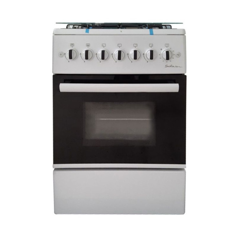 CUISINIÈRE À GAZ SOTACER F6B40G2W 4 FEUX 60CM