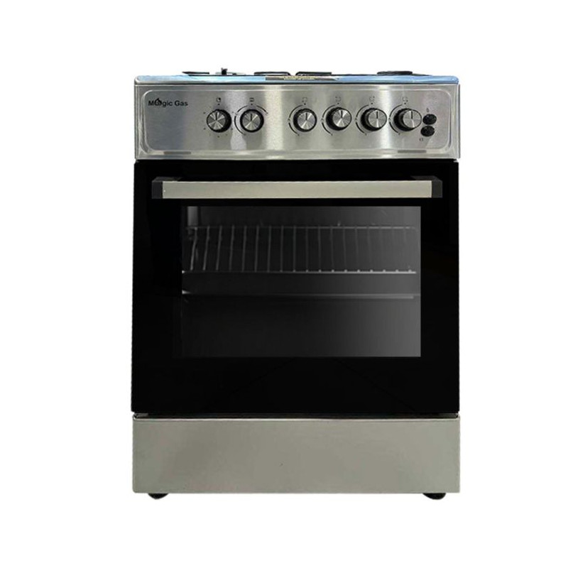 CUISINIÈRE MAGIC GASS T6402X1 4 FEUX 60CM INOX