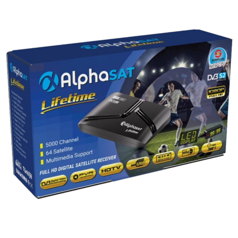 RECEPTEUR AlphaSat Lifetime
