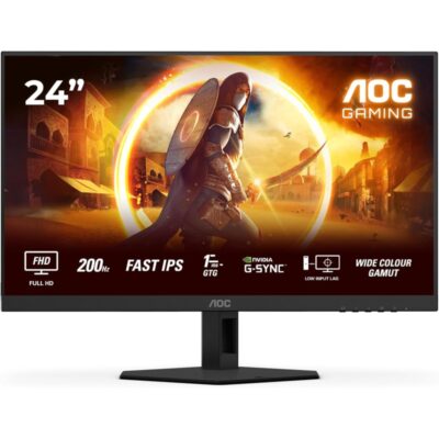 Ecran Gamer AOC 24G4HRE 23.8" 0.3 Ms 200Hz Fast IPS
