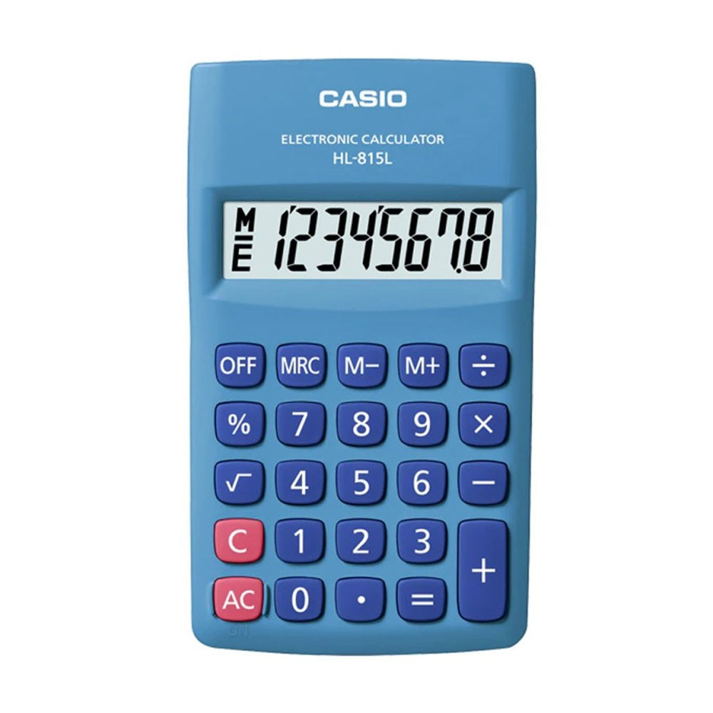 Calculatrice portative Casio HL-815L-BU-S-DP 8 chiffres