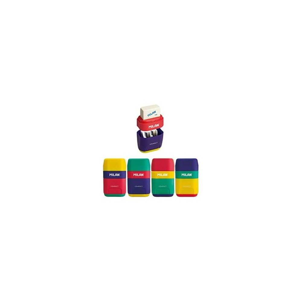 Taille-crayon gomme à mélange de capsules 2 en 1